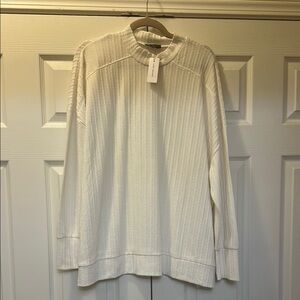 Women’s White Sweater 3X